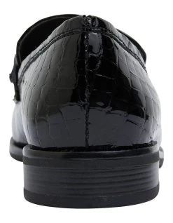 Cheapest 💯 Sandler Paragon Black Patent Croc Flat 👟 Shoes 👏 -Women Shoes shop 830584810 5 720x928