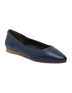Coupon 👏 Sandler Laura Navy Glove Flat 👟 Shoes 🔥