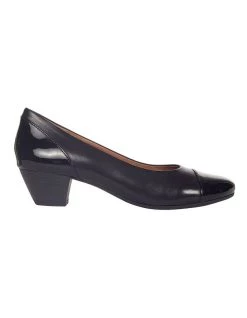 Best Pirce โจ Wide Steps Acton Black Patent/Kid Heeled ๐ Shoes โ