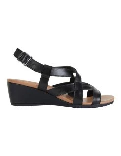 Discount ๐ Wide Steps Miriam Black Glove ๐ฉด Sandal โญ