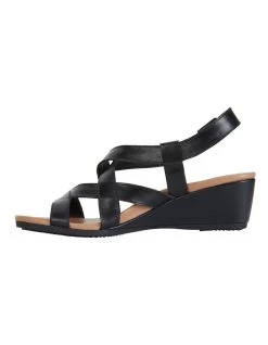 Discount 😉 Wide Steps Miriam Black Glove 🩴 Sandal ⭐ -Women Shoes shop 830734300 3 720x928