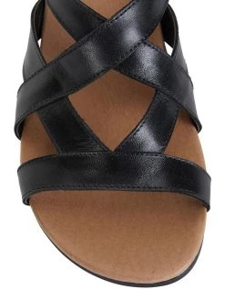 Discount 😉 Wide Steps Miriam Black Glove 🩴 Sandal ⭐ -Women Shoes shop 830734300 7 720x928