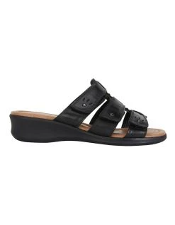 Brand new โ Wide Steps Pamela Black Glove ๐ฉด Sandal ๐ฏ