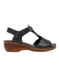 Coupon ✔️ Wide Steps Dario Black Glove 🩴 Sandal 🤩