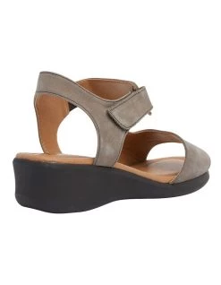 Top 10 👍 Wide Steps Patty Grey Nubuck 🩴 Sandal ⌛ -Women Shoes shop 830735560 4 720x928
