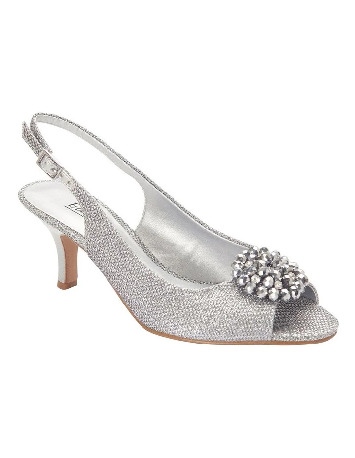 Budget ๐ Easy Steps Anissa Silver Shimmer Fabric ๐ฉด Sandal โจ 2 Budget ๐ Easy Steps Anissa Silver Shimmer Fabric ๐ฉด Sandal โจ - Image 2