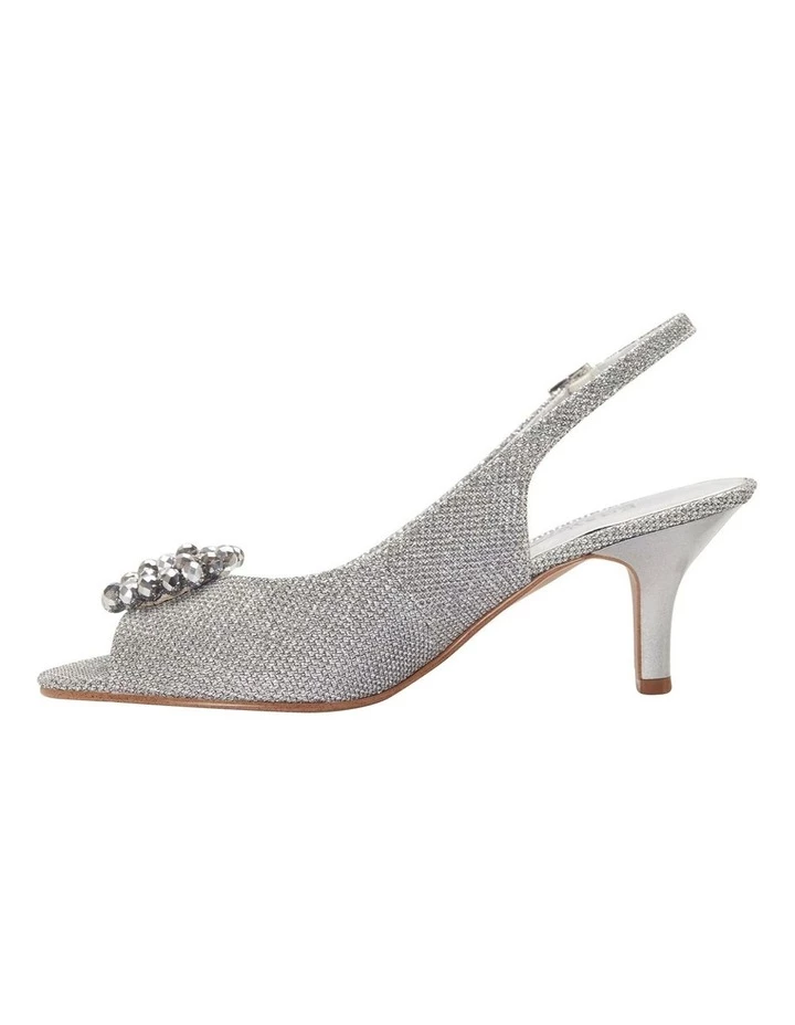 Budget ๐ Easy Steps Anissa Silver Shimmer Fabric ๐ฉด Sandal โจ 3 Budget ๐ Easy Steps Anissa Silver Shimmer Fabric ๐ฉด Sandal โจ - Image 3