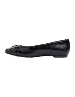 Best Sale 🛒 Easy Steps Tabbatha Black Croc Flat 👟 Shoes 👍 -Women Shoes shop 830774530 3 720x928