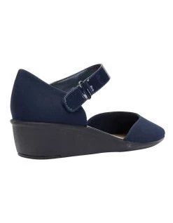 New ✔️ Easy Steps Patriot Navy Fabric Heeled 👟 Shoes 👍 -Women Shoes shop 830830600 4 720x928