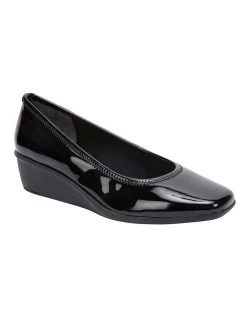 Flash Sale ๐ Easy Steps Prism Black Patent Heeled ๐ Shoes ๐