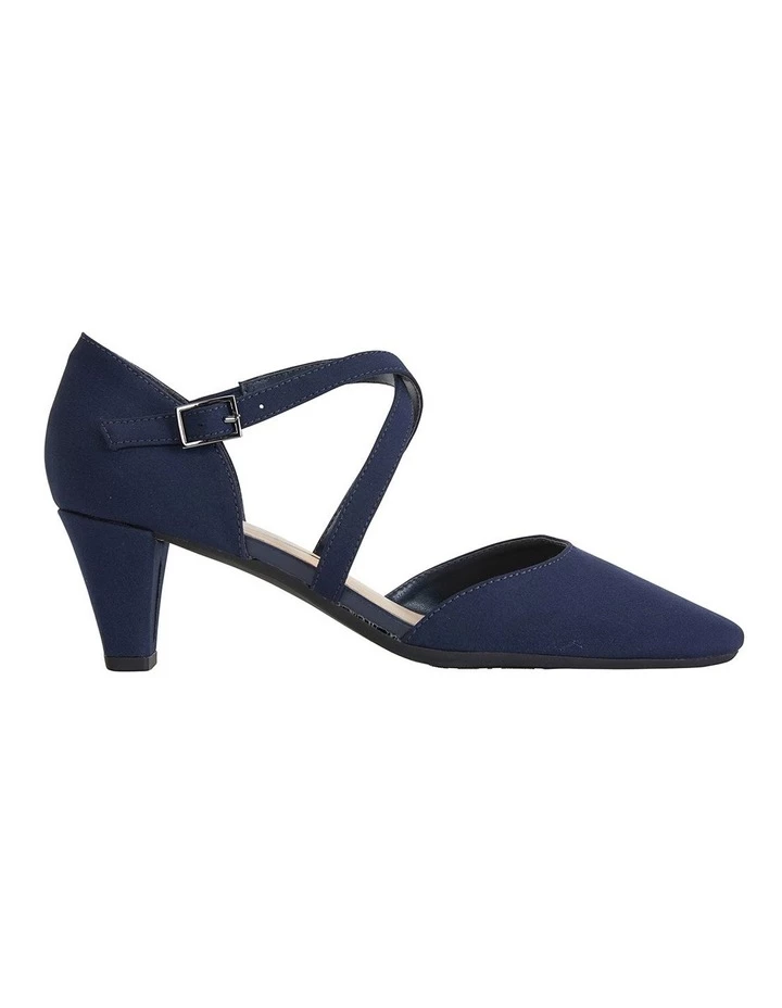 Cheap 🎁 Easy Steps Adison Navy Fabric Heeled 👟 Shoes 🎁 1 Cheap 🎁 Easy Steps Adison Navy Fabric Heeled 👟 Shoes 🎁