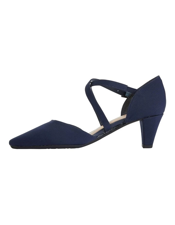 Cheap 🎁 Easy Steps Adison Navy Fabric Heeled 👟 Shoes 🎁 3 Cheap 🎁 Easy Steps Adison Navy Fabric Heeled 👟 Shoes 🎁 - Image 3