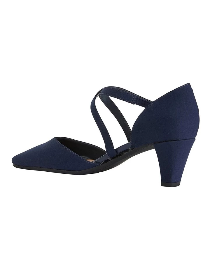 Cheap 🎁 Easy Steps Adison Navy Fabric Heeled 👟 Shoes 🎁 5 Cheap 🎁 Easy Steps Adison Navy Fabric Heeled 👟 Shoes 🎁 - Image 5
