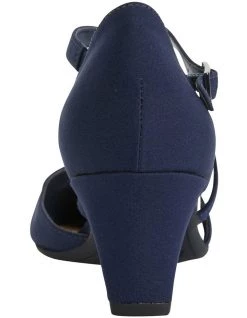 Cheap 🎁 Easy Steps Adison Navy Fabric Heeled 👟 Shoes 🎁 12 Cheap 🎁 Easy Steps Adison Navy Fabric Heeled 👟 Shoes 🎁 -Women Shoes shop 830831770 6 720x928