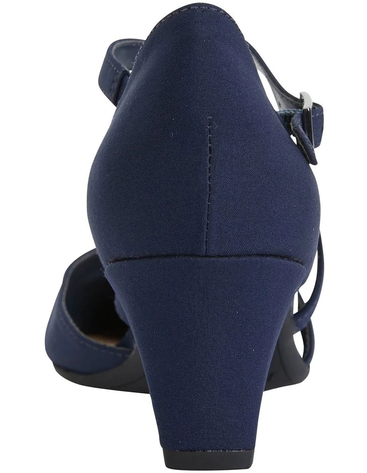 Cheap 🎁 Easy Steps Adison Navy Fabric Heeled 👟 Shoes 🎁 6 Cheap 🎁 Easy Steps Adison Navy Fabric Heeled 👟 Shoes 🎁 - Image 6