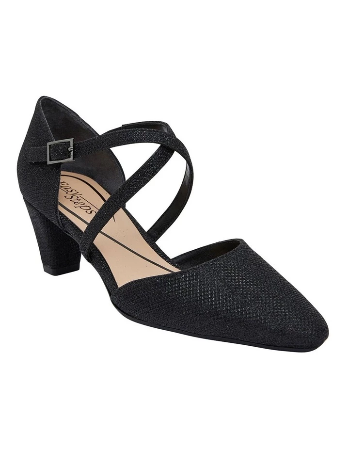 Deals ๐ Easy Steps Adison Black Shimmer Heeled ๐ Shoes ๐ 2 Deals ๐ Easy Steps Adison Black Shimmer Heeled ๐ Shoes ๐ - Image 2