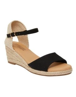 Flash Sale 🔥 Easy Steps Scout Black Fabric 🩴 Sandals 😀