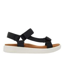 Outlet 🧨 Easy Steps Farrow Black Fabric 🩴 Sandals 👍