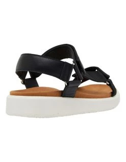 Outlet 🧨 Easy Steps Farrow Black Fabric 🩴 Sandals 👍 -Women Shoes shop 831010330 4 720x928