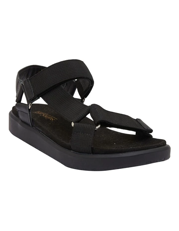 Buy ๐ Easy Steps Farrow Black/Black Fabric ๐ฉด Sandals โ๏ธ 2 Buy ๐ Easy Steps Farrow Black/Black Fabric ๐ฉด Sandals โ๏ธ - Image 2