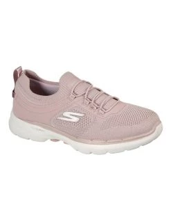 New ✔️ Skechers GOwalk 6 ☀️ Summer Sparks Mauve 👟 Sneaker 🎉