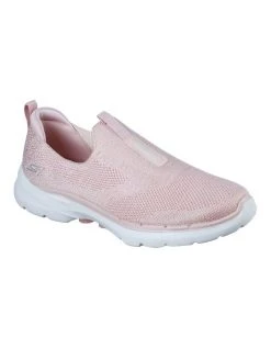 New ⌛ Skechers GOwalk 6 Glimmering Light Pink 👟 Sneaker ✔️