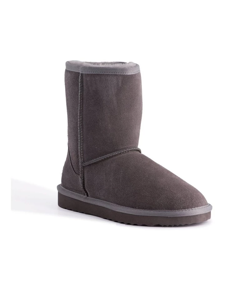 Cheapest โ๏ธ Aus Wooli Ugg Mid Calf Sheepskin Boot - Grey ๐ 1 Cheapest โ๏ธ Aus Wooli Ugg Mid Calf Sheepskin Boot - Grey ๐