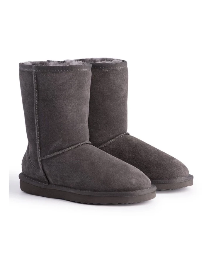 Cheapest โ๏ธ Aus Wooli Ugg Mid Calf Sheepskin Boot - Grey ๐ 2 Cheapest โ๏ธ Aus Wooli Ugg Mid Calf Sheepskin Boot - Grey ๐ - Image 2