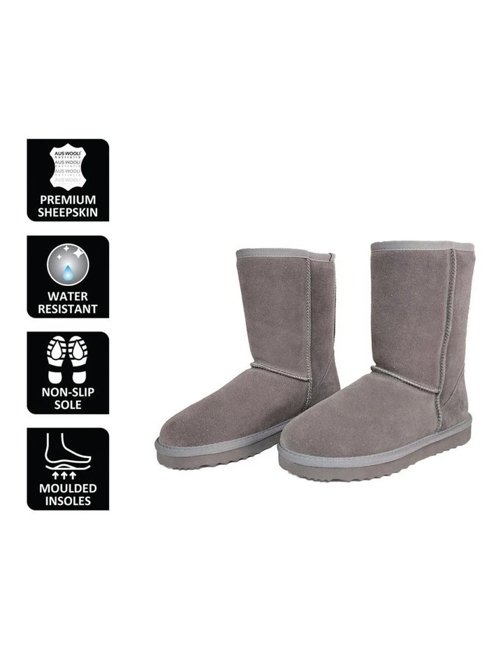 Cheapest โ๏ธ Aus Wooli Ugg Mid Calf Sheepskin Boot - Grey ๐ 6 Cheapest โ๏ธ Aus Wooli Ugg Mid Calf Sheepskin Boot - Grey ๐ - Image 6