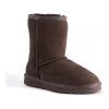 Best reviews of 🤩 Aus Wooli Ugg Mid Calf Zip-Up Sheepskin Boot - Chocolate 💯