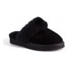 Flash Sale 🛒 Aus Wooli Ugg Unisex Sheepskin Wool Sydney Slippers - Black ⌛