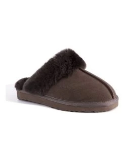 Best reviews of ✨ Aus Wooli Ugg Unisex Sheepskin Wool Sydney Slippers - Chocolate ⭐