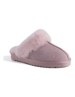 Budget ✔️ Aus Wooli Ugg Unisex Sheepskin Wool Sydney Slippers - Pale Pink 👍