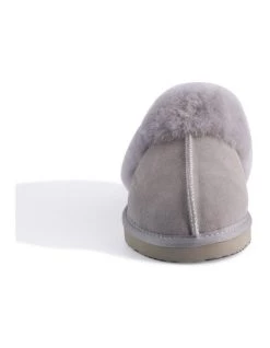 Cheapest 🥰 Aus Wooli Ugg Unisex Sheepskin Wool Sydney Slippers - Light Grey 💯 -Women Shoes shop 837292510 5 720x928