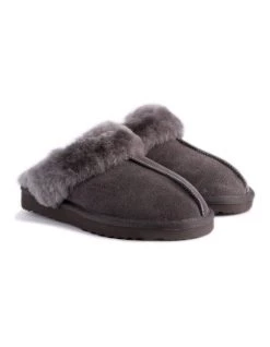 Buy ⌛ Aus Wooli Ugg Unisex Sheepskin Wool Sydney Slippers - Dark Grey ❤️ 12 Buy ⌛ Aus Wooli Ugg Unisex Sheepskin Wool Sydney Slippers - Dark Grey ❤️ -Women Shoes shop 837293590 6 720x928