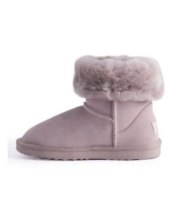 Discount 🤩 Aus Wooli Ugg Mid Calf Sheepskin Boot - Pale Pink 🛒 -Women Shoes shop 837293860 5 720x928
