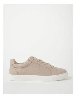 Outlet ⌛ Piper Lennon Beige Leather Lace-Up 👟 Sneaker ⭐