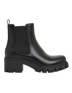 Best Pirce ๐ Ravella Hasty Black Smooth ๐ฅพ Boots โ๏ธ