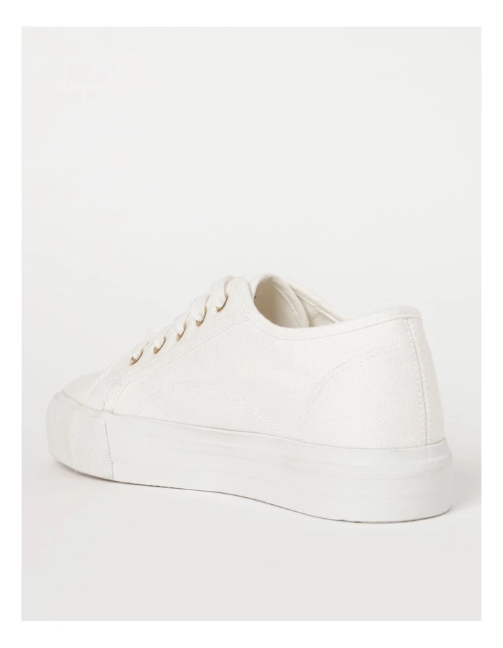 Best Pirce π Miss Shop Stevie White Canvas π Sneaker π€© 4 Best Pirce π Miss Shop Stevie White Canvas π Sneaker π€© - Image 4