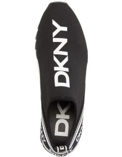 Discount ⭐ DKNY Linear Black/Black Knit 👟 Sneaker 🔔 -Women Shoes shop 846088210 3 720x928