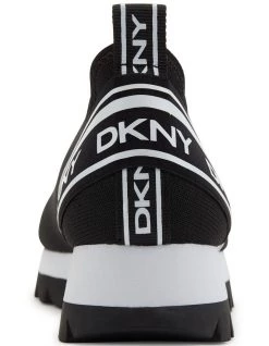 Discount ⭐ DKNY Linear Black/Black Knit 👟 Sneaker 🔔 -Women Shoes shop 846088210 4 720x928