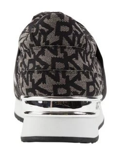 Flash Sale ⌛ DKNY Marli Black/Grey Jacquard Logo 👟 Sneaker 🎁 -Women Shoes shop 846088570 4 720x928