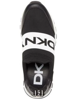 Wholesale ✨ DKNY Mosie Black/White Knit 👟 Sneaker 😀 -Women Shoes shop 846088750 3 720x928