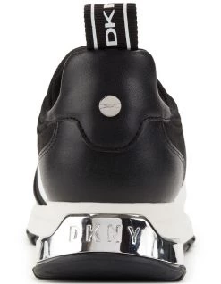 Wholesale ✨ DKNY Mosie Black/White Knit 👟 Sneaker 😀 -Women Shoes shop 846088750 4 720x928