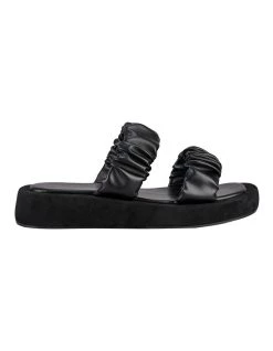Best deal ⌛ St. Sana Zadie Black Wedge 🩴 Sandals 😍