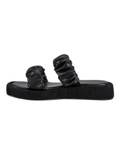 Best deal ⌛ St. Sana Zadie Black Wedge 🩴 Sandals 😍 -Women Shoes shop 847137520 4 720x928