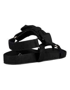 Coupon ❤️ St. Sana Calum Black Wedge 🩴 Sandal 👍 -Women Shoes shop 847138060 3 720x928