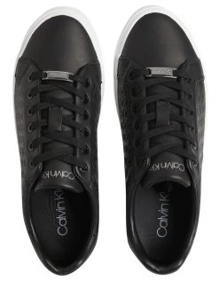 Buy 😍 Calvin Klein Vulc Lace Up Emboss Mono Black 👟 Sneaker 🌟 -Women Shoes shop 847903150 5 720x928