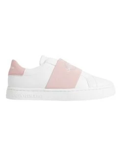 Best reviews of 🌟 Calvin Klein Cupsole Bright White/Pink Elastic 👟 Sneaker 🥰