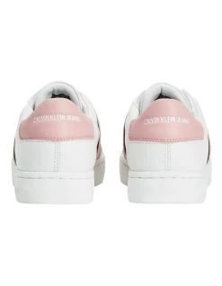 Best reviews of 🌟 Calvin Klein Cupsole Bright White/Pink Elastic 👟 Sneaker 🥰 -Women Shoes shop 847903780 4 720x928